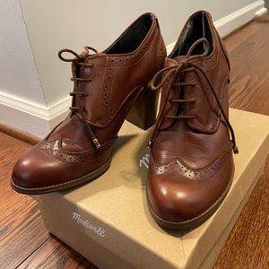 Tommy Hilfiger Brown Leather Ankle Boots